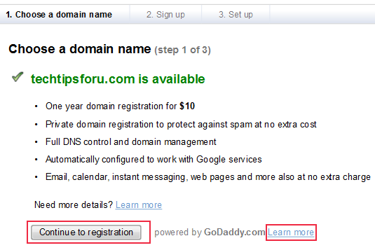 register domain