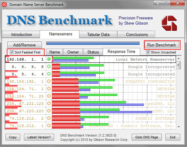 Dns benchmark android