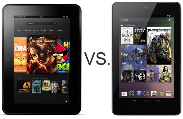 Kindle Fire HD vs Nexus 7