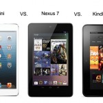 iPad Mini vs. Nexus 7 vs. Kindle Fire HD