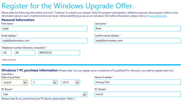 Windows 8 upgrade