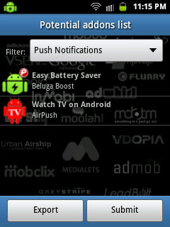 Addons detector Android