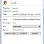 Google chrome incognito