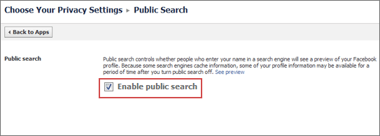 disable public search