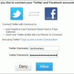 fb and tweet connected