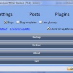 windows live writer backup