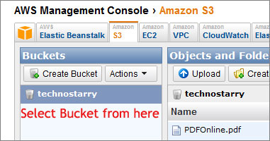 Amazon S3 bucket